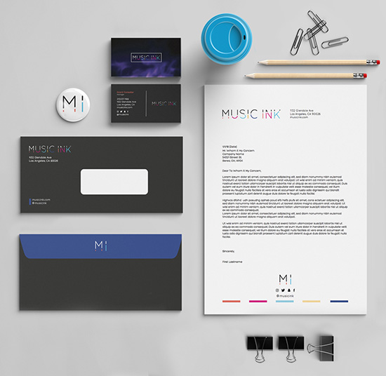 Music Venue Stationery