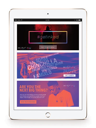 Music Venue Web Ads