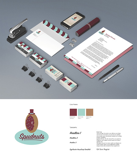 Donut shop rebranding