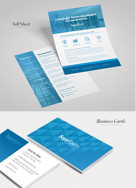 Sell sheet and business cards