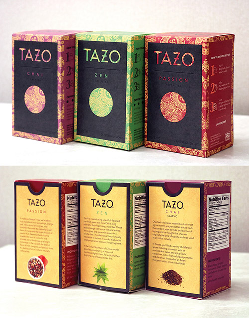 Tea box packaging