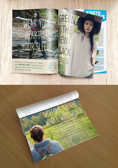 Product line extension print ads
